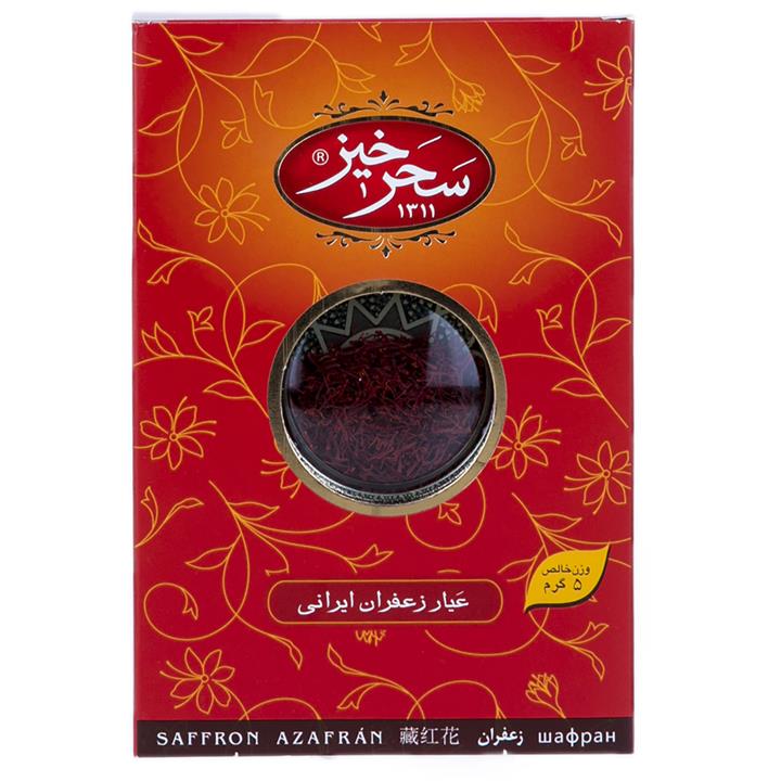 زعفران کادوئی سحرخیز مقدار 5 گرم Saharkhiz Gift Saffron 5gr